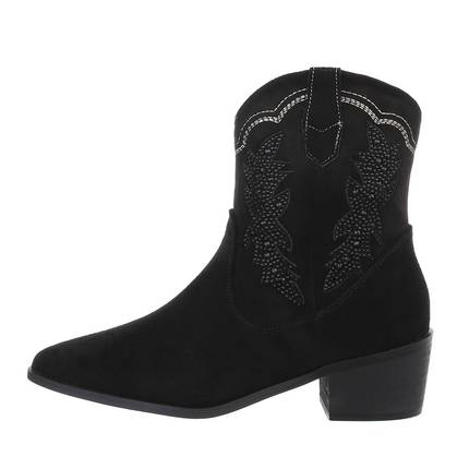 Damen Western- & Bikerboots - black Gr. 41