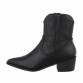 Damen Western- & Bikerboots - blackpu Gr. 36