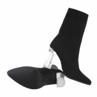 Damen High-Heel Stiefeletten - black