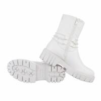 Damen Klassische Stiefeletten - whitepu