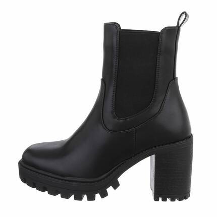 Damen High-Heel Stiefeletten - black Gr. 36