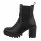 Damen High-Heel Stiefeletten - black Gr. 39