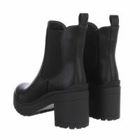 Damen High-Heel Stiefeletten - blackpu