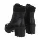 Damen High-Heel Stiefeletten - black