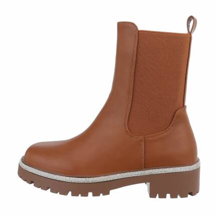 Damen Klassische Stiefeletten - camel