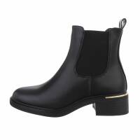 Damen Chelsea Boots - blackpu