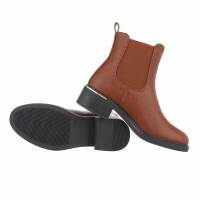 Damen Chelsea Boots - camelpu