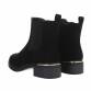 Damen Chelsea Boots - blacksuede