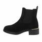 Damen Chelsea Boots - blacksuede Gr. 36