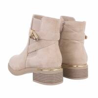 Damen Klassische Stiefeletten - beigesuede