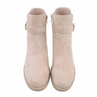 Damen Klassische Stiefeletten - beigesuede