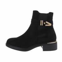 Damen Klassische Stiefeletten - blacksuede