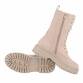 Damen Schnürstiefeletten - beige