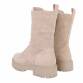 Damen Schnürstiefeletten - beige