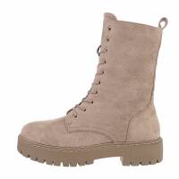 Damen Schnürstiefeletten - khaki