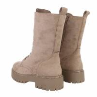 Damen Schnürstiefeletten - khaki