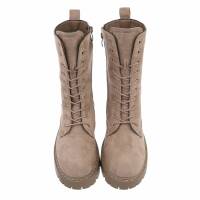 Damen Schnürstiefeletten - khaki