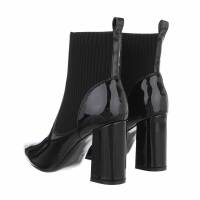 Damen High-Heel Stiefeletten - black