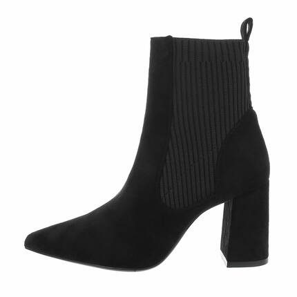 Damen High-Heel Stiefeletten - black Gr. 40