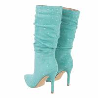 Damen High-Heel Stiefel - green