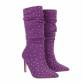 Damen High-Heel Stiefel - purple