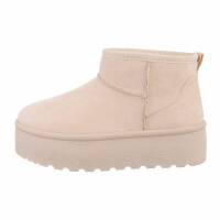 Damen Winterstiefeletten - beige