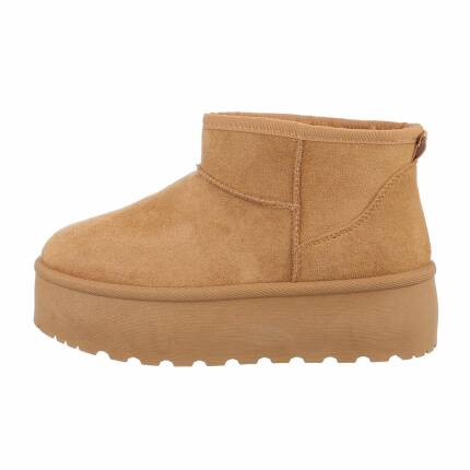 Damen Winterstiefeletten - camel