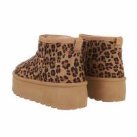 Damen Winterstiefeletten - leopard