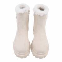 Damen Winterstiefeletten - beige