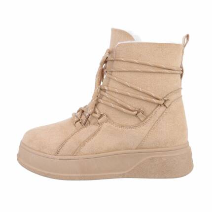 Damen Winterstiefeletten - khaki Gr. 36