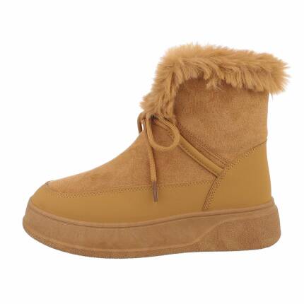 Damen Winterstiefeletten - beige