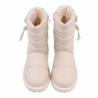 Damen Winterstiefeletten - beige