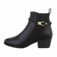 Damen High-Heel Stiefeletten - black