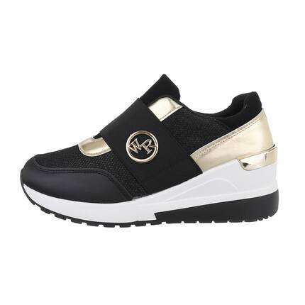 Damen Low-Sneakers - gold Gr. 38