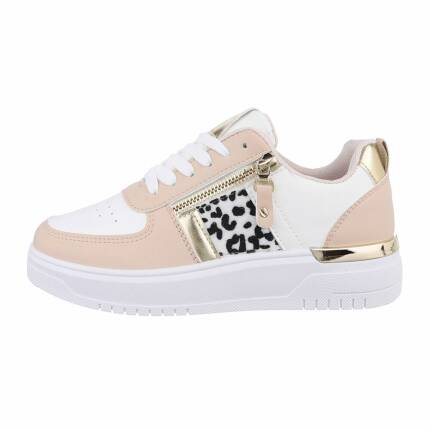 Damen Low-Sneakers - apricot