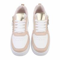 Damen Low-Sneakers - apricot