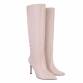 Damen High-Heel Stiefel - beige