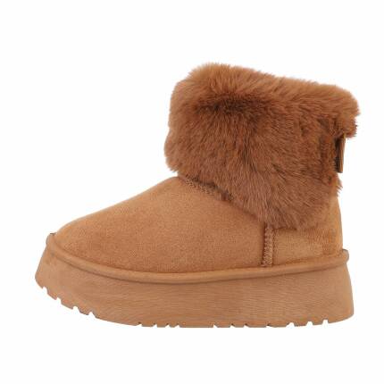 Damen Winterstiefeletten - camel Gr. 37