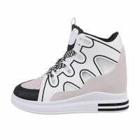 Damen High-Sneakers - whiteblack