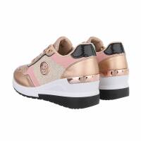 Damen Low-Sneakers - champagne