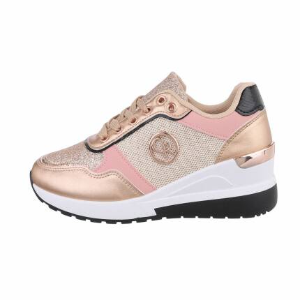 Damen Low-Sneakers - champagne Gr. 40