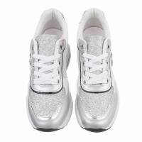 Damen Low-Sneakers - silver