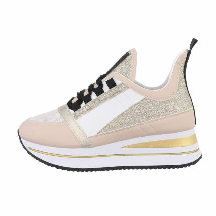 Damen Low-Sneakers - apricot Gr. 37