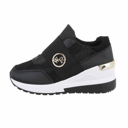 Damen Low-Sneakers - black Gr. 38