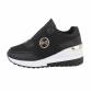 Damen Low-Sneakers - black Gr. 38