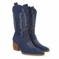 Damen Western- & Bikerboots - dblue