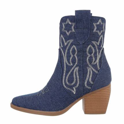 Damen Western- & Bikerboots - dblue