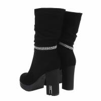 Damen High-Heel Stiefeletten - black