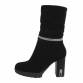 Damen High-Heel Stiefeletten - black Gr. 36