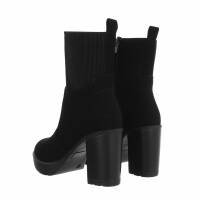 Damen High-Heel Stiefeletten - black